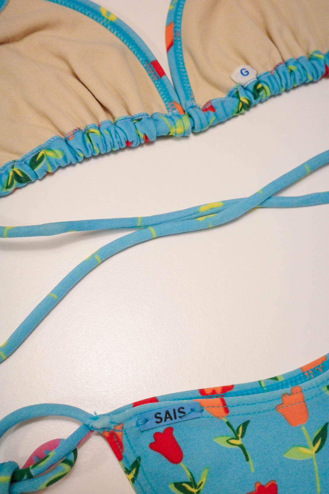 Turquoise Tulip Bikini