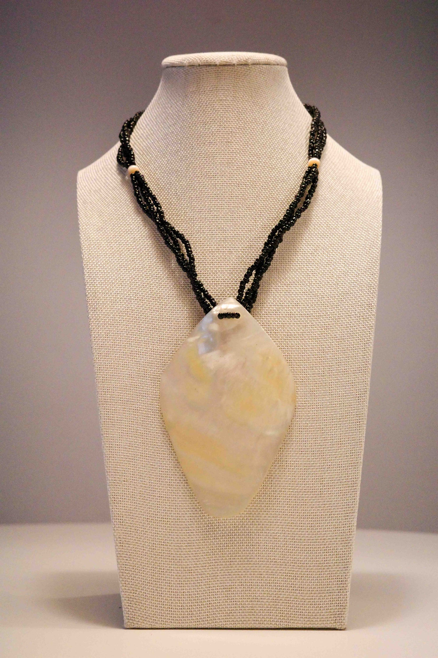 Mother of Pearl Rhombus Necklace