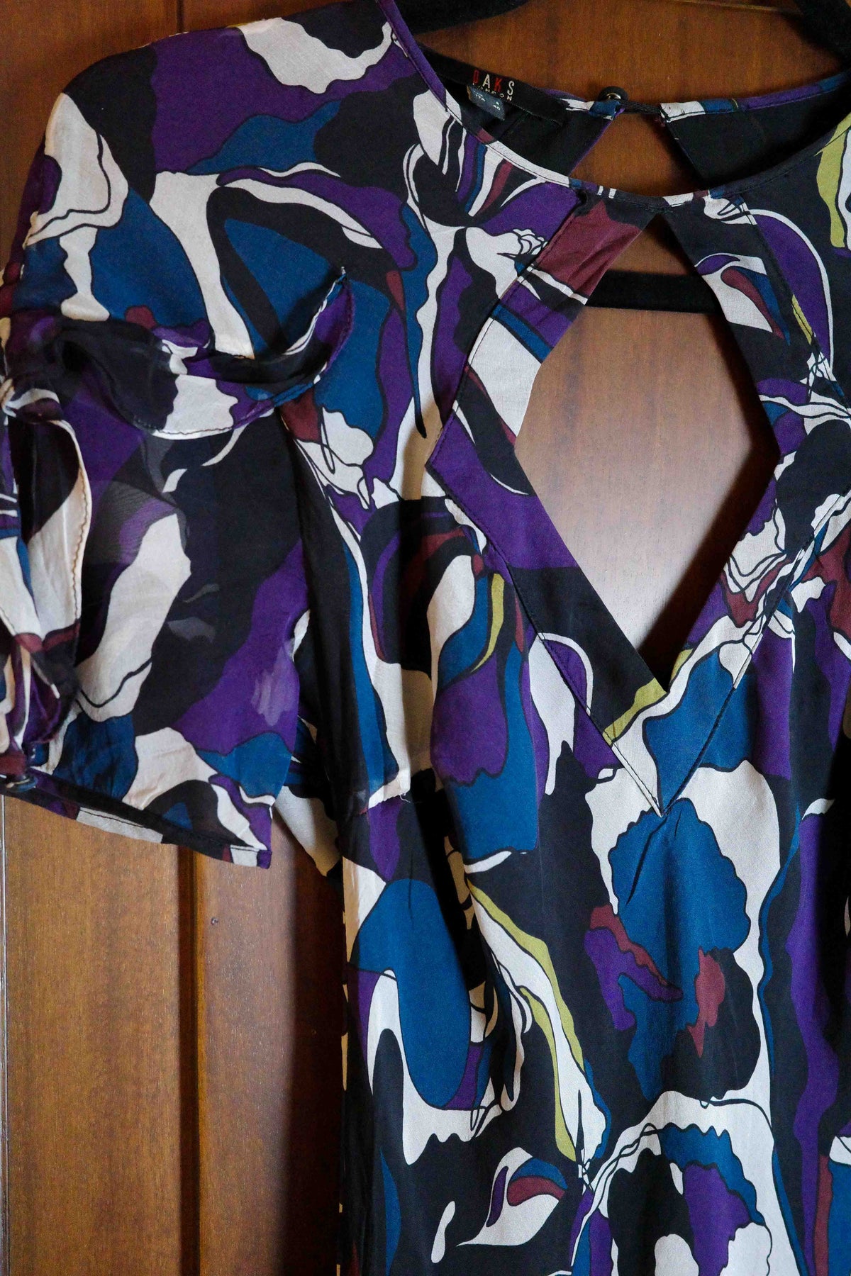 Oaks Amethyst Silk Dress