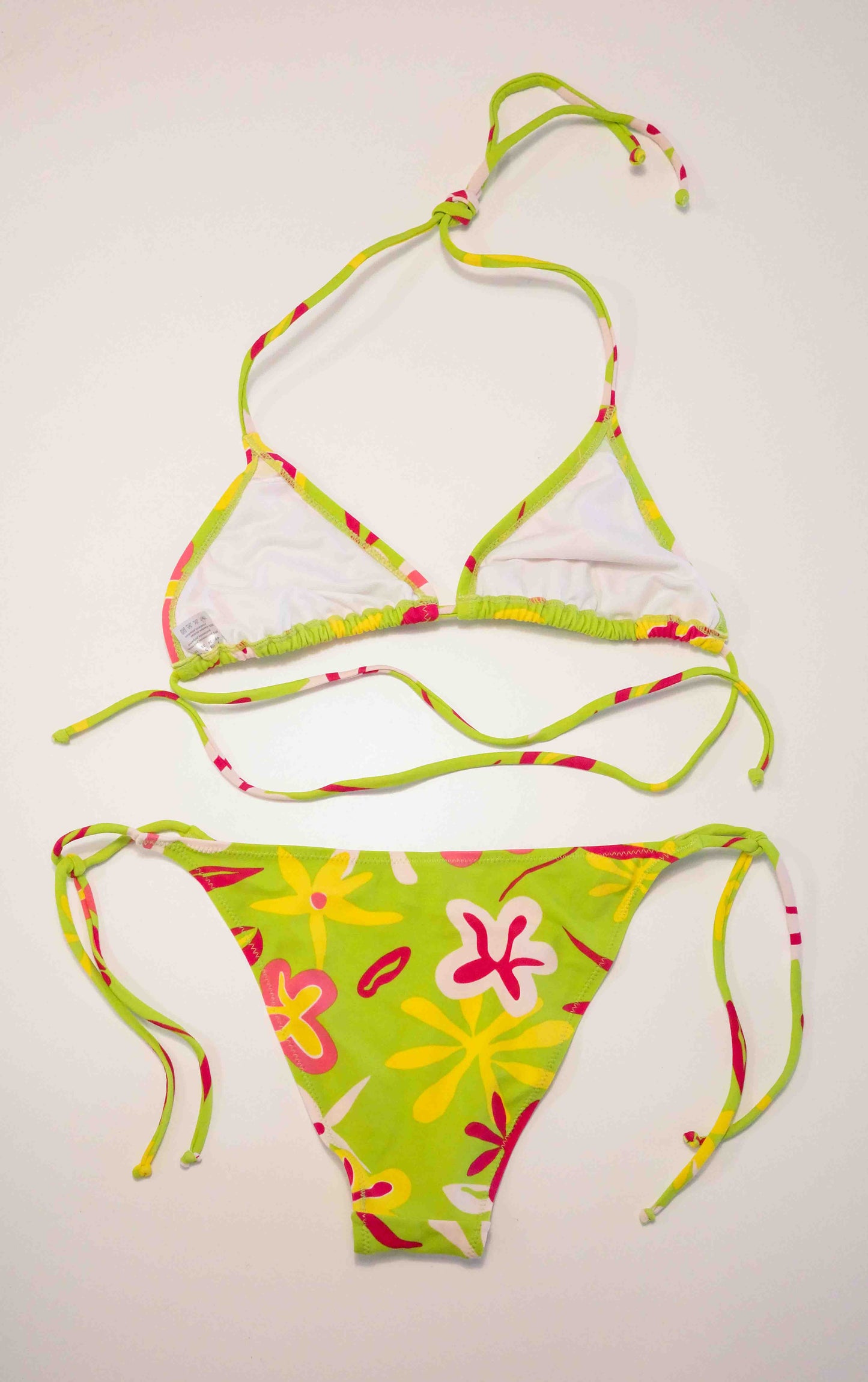 Lime Floral Bikini