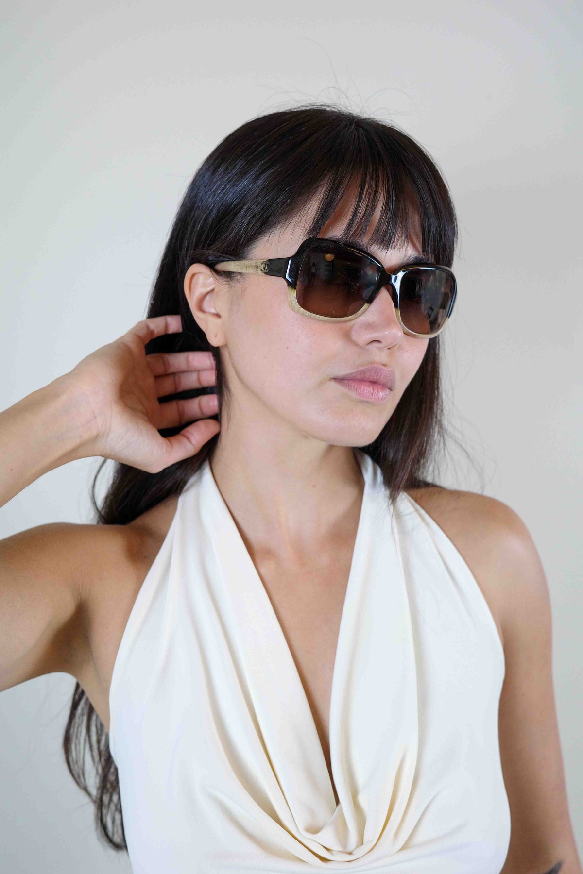 Chanel Latte Gradient Sunglasses