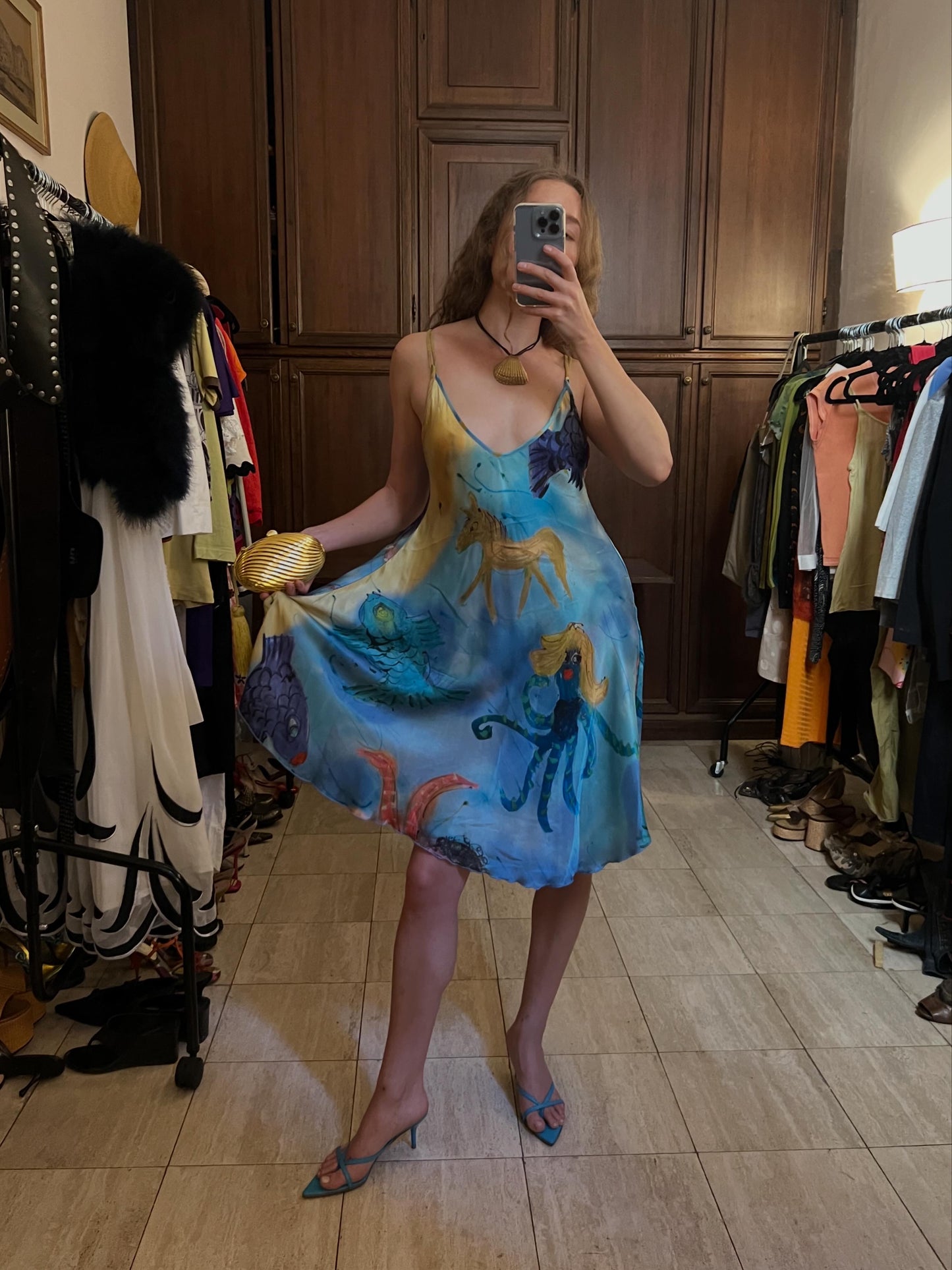Louise Della Silk Mermaid Dress