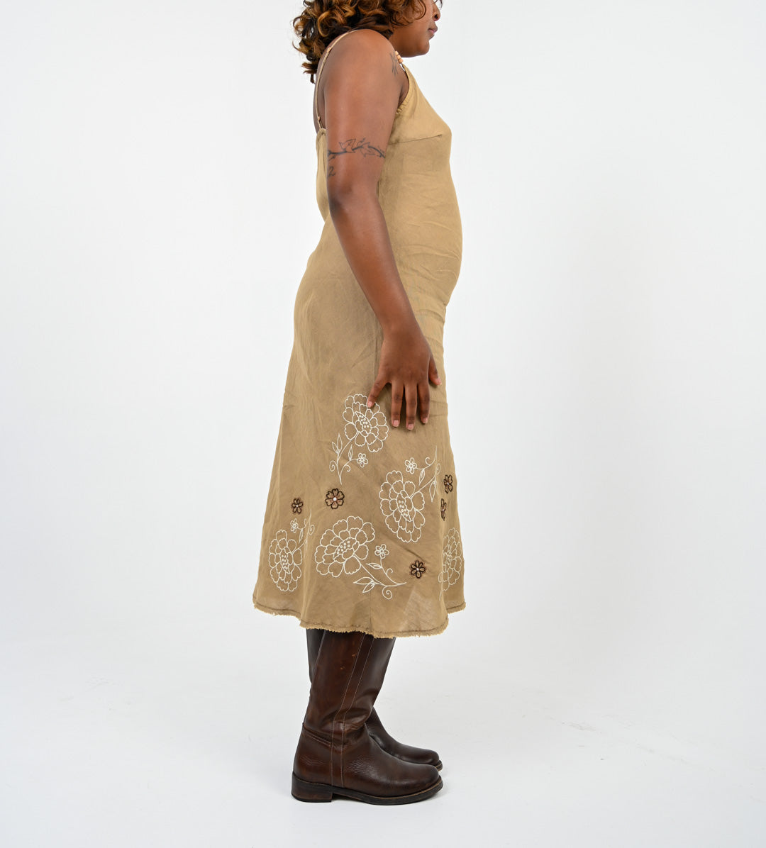 Sisley Oat Linen Dress
