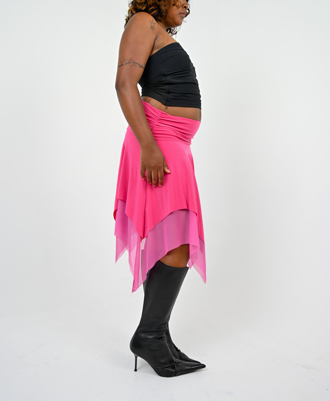 Bubblegum Handkerchief Skirt