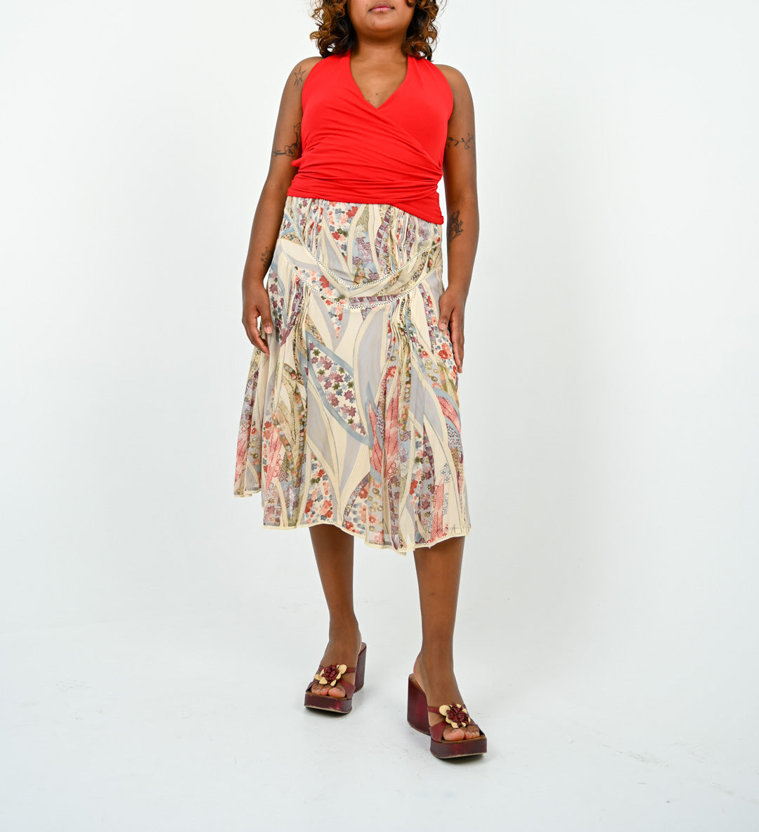 Patchwork Flora Skirt