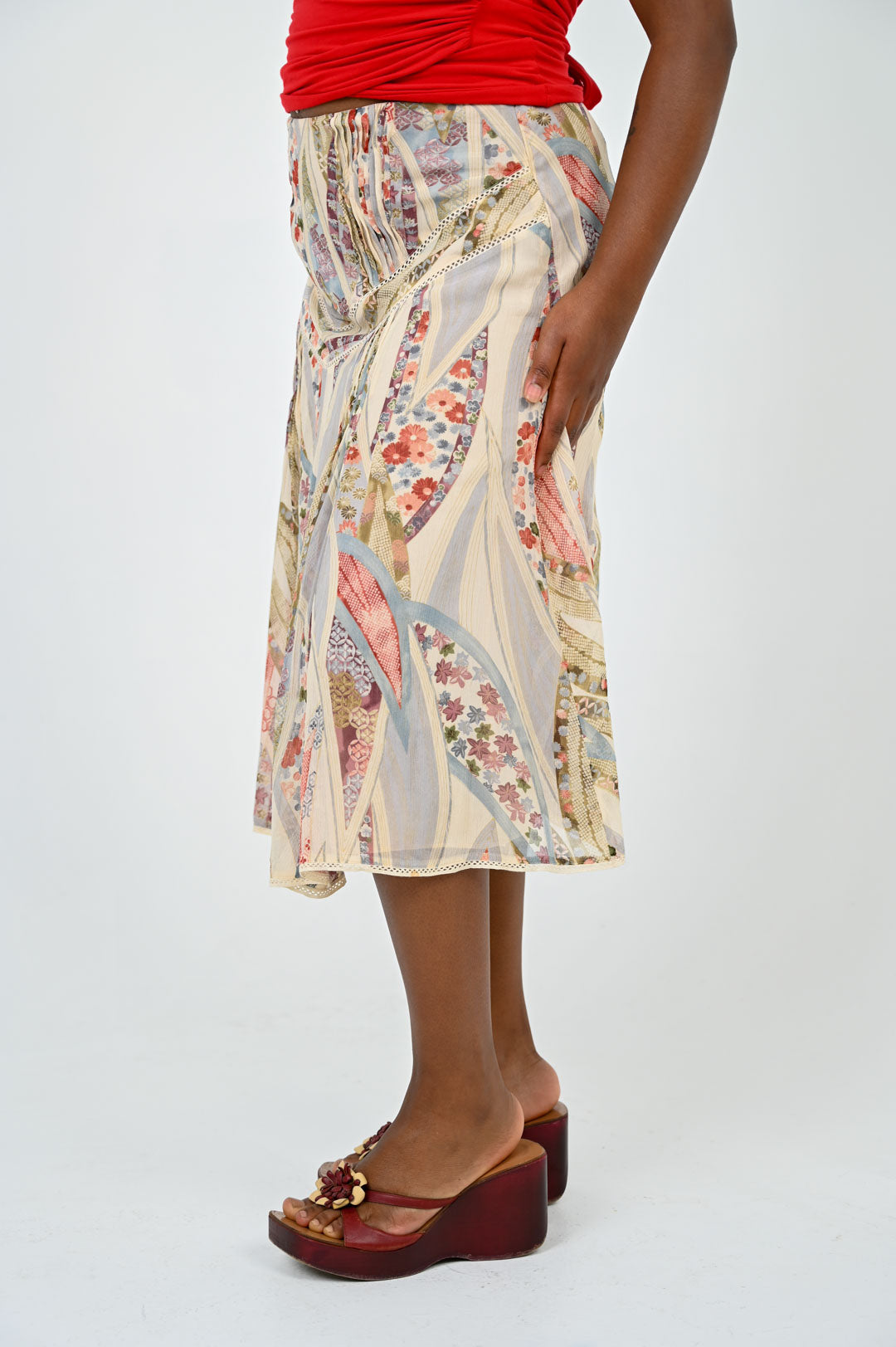 Patchwork Flora Skirt