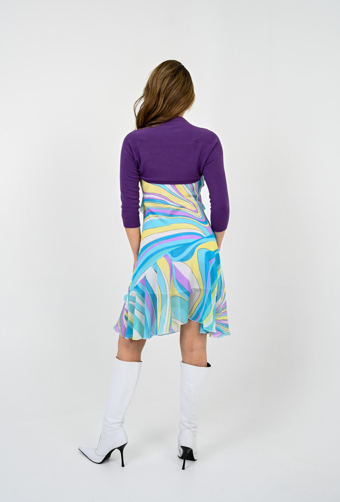 Purple Bolero Shrug