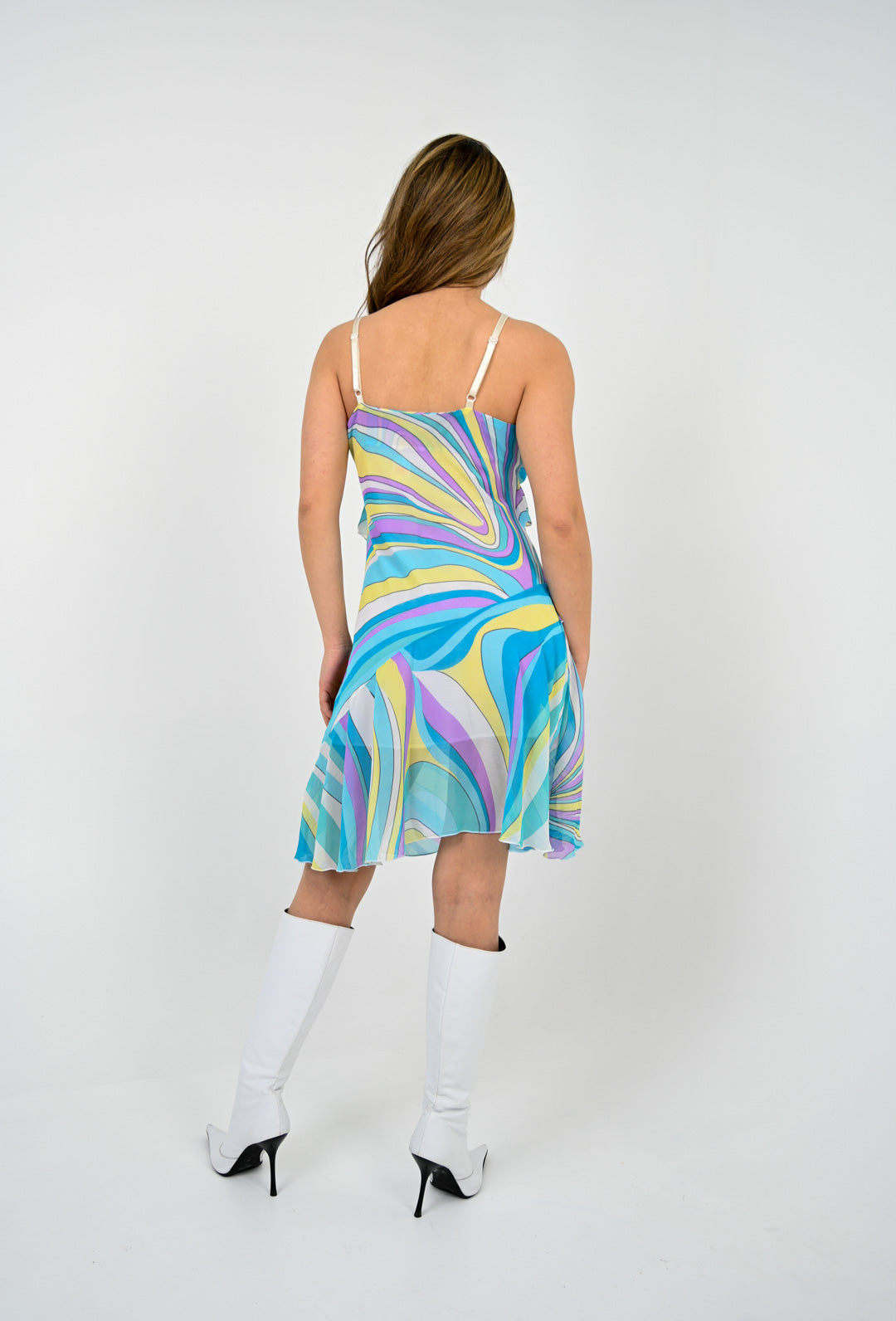 Periwinkle Swirl Dress