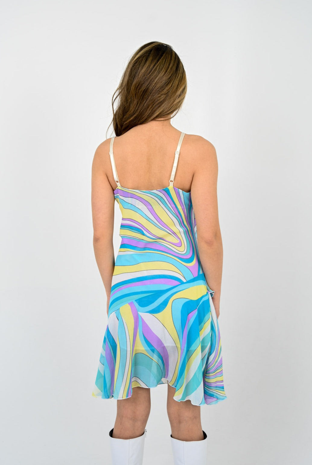 Periwinkle Swirl Dress