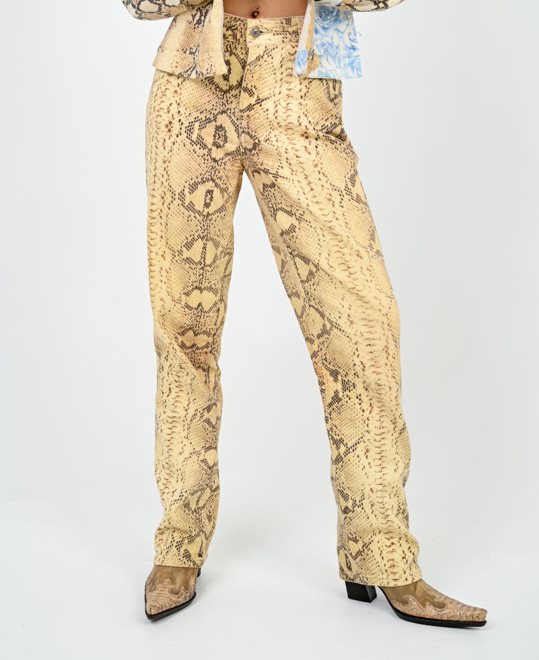 Blumarine Snake Pants