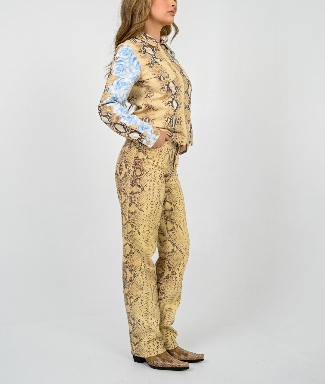 Blumarine Snake Pants