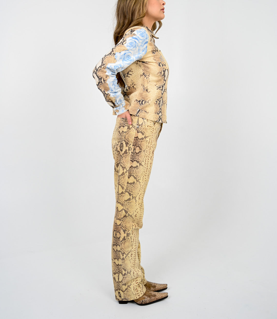 Blumarine Snake Pants