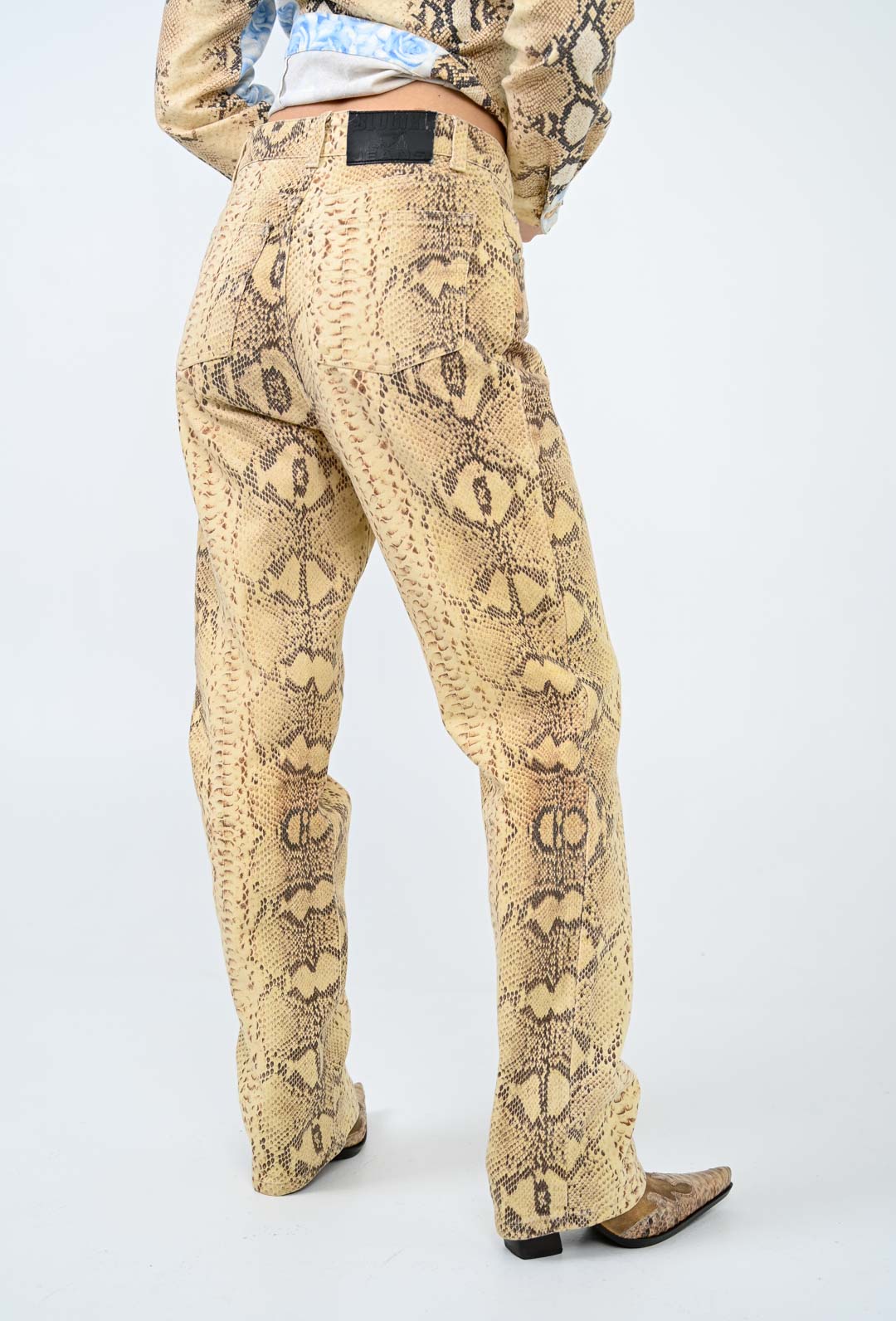 Blumarine Snake Pants