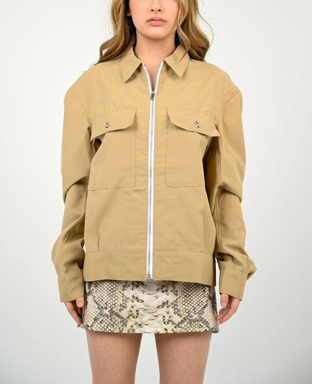 Linen Safari Jacket