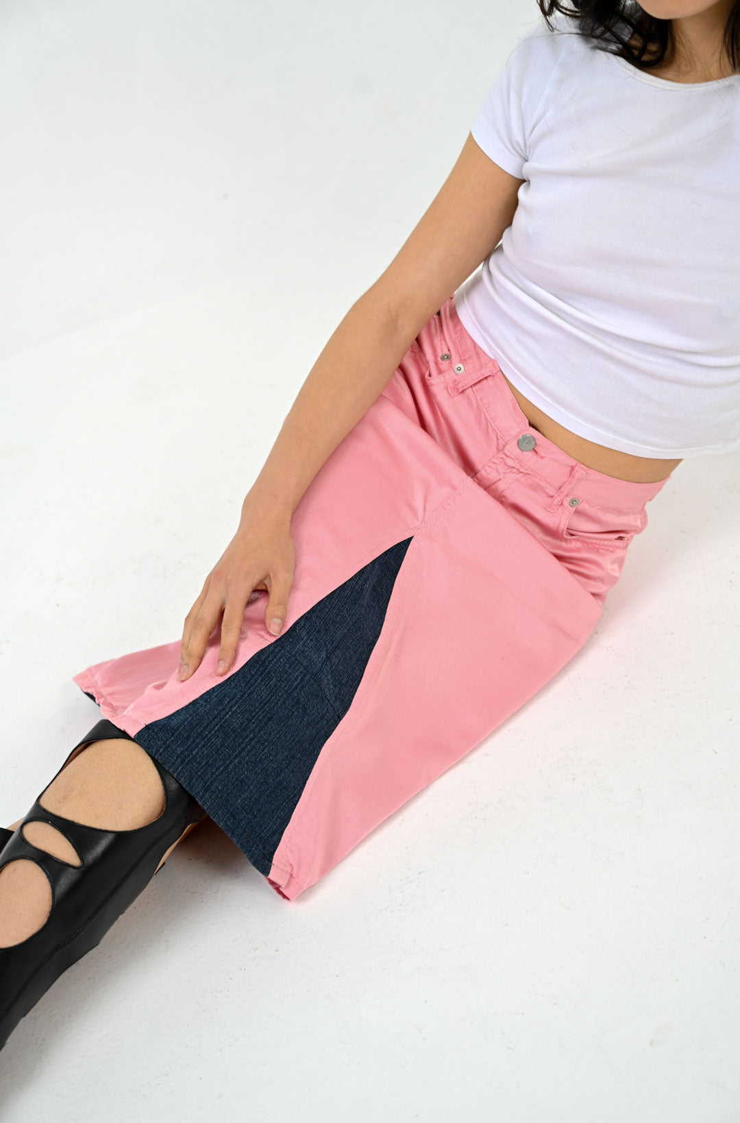 Fiorucci Peony Slit Skirt