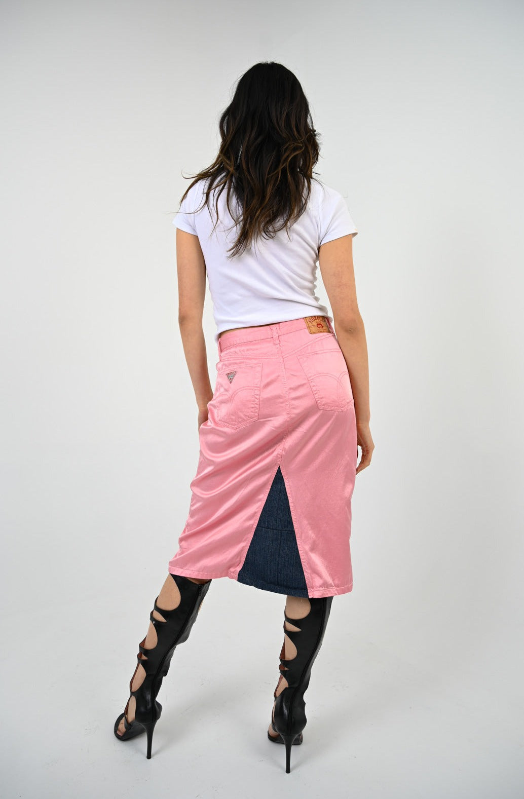 Fiorucci Peony Slit Skirt