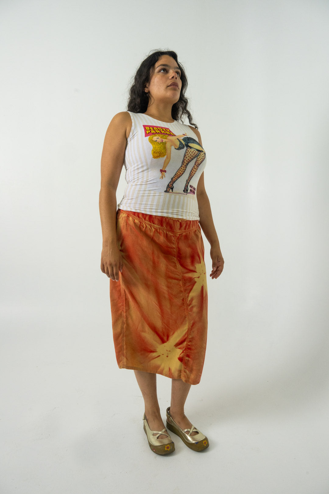 Terra Cotta Dye Skirt