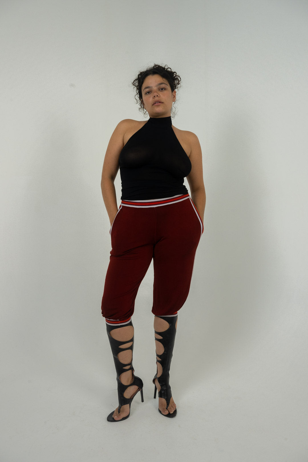 Jean Paul Gaultier Track Capris