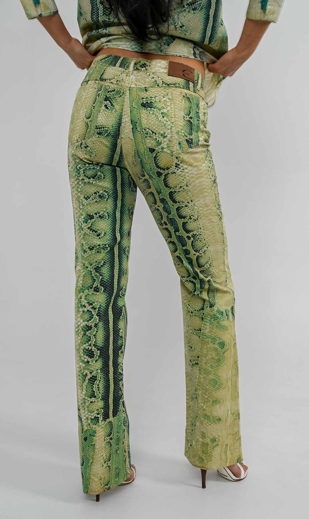 Just Cavalli Emerald Python Set
