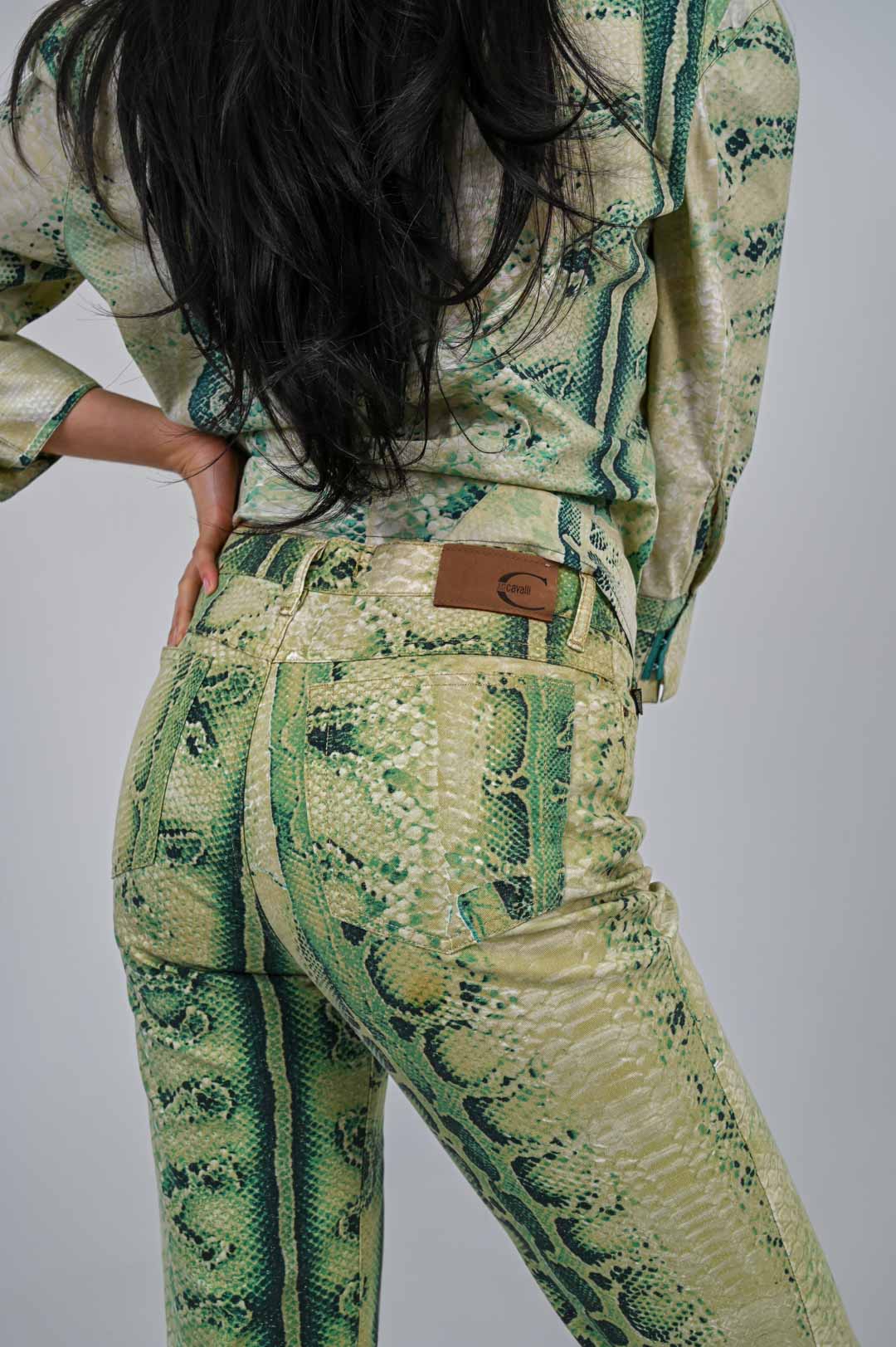 Just Cavalli Emerald Python Set