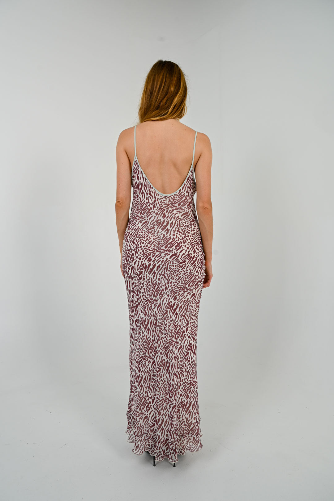 Blumarine Leopard Silk Dress