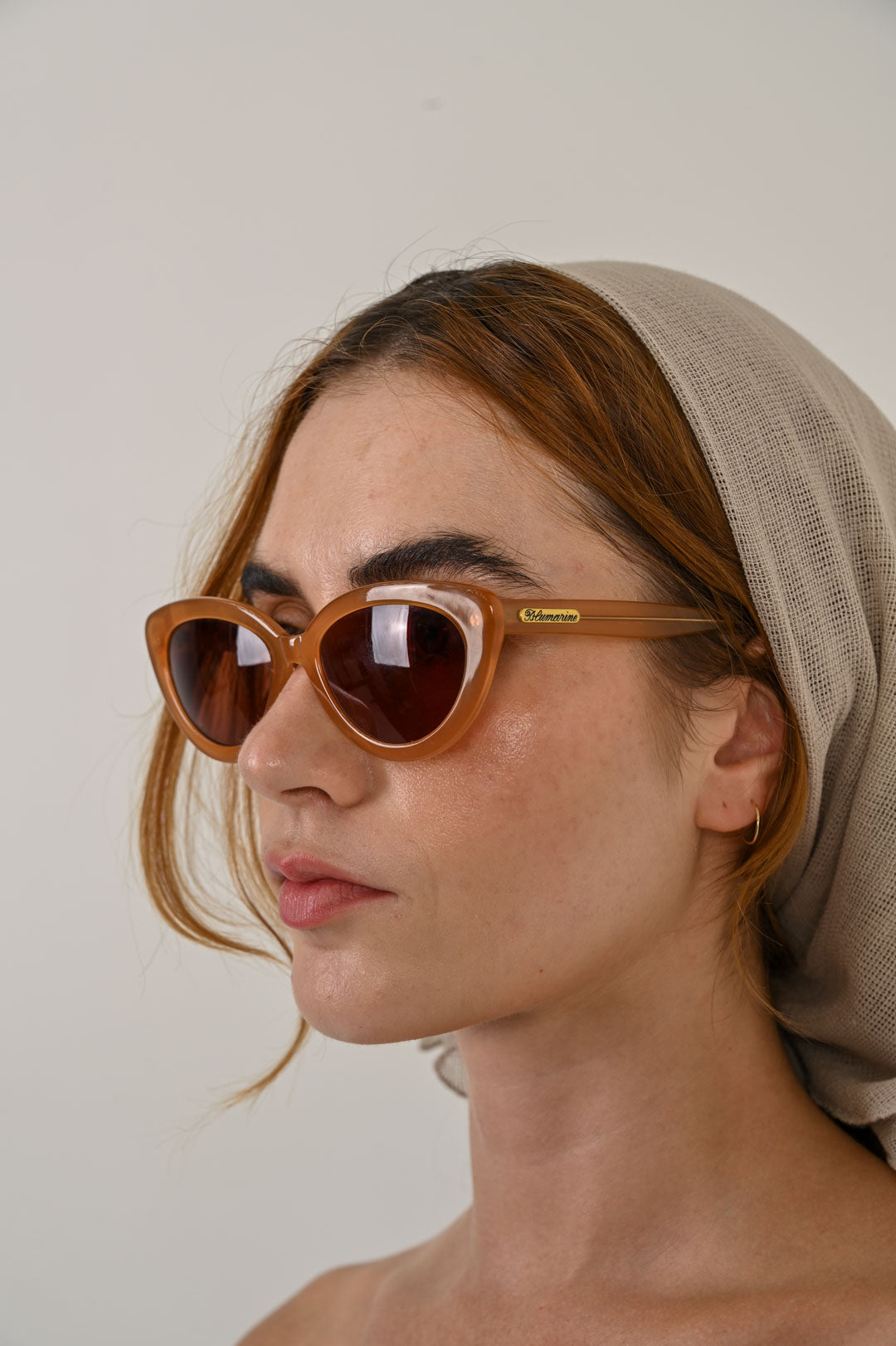 Blumarine Toffee Cat Eye Sunglasses