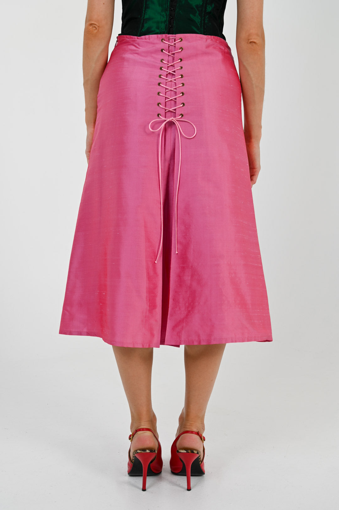 Tara Jarmon Peony Silk Laced Skirt