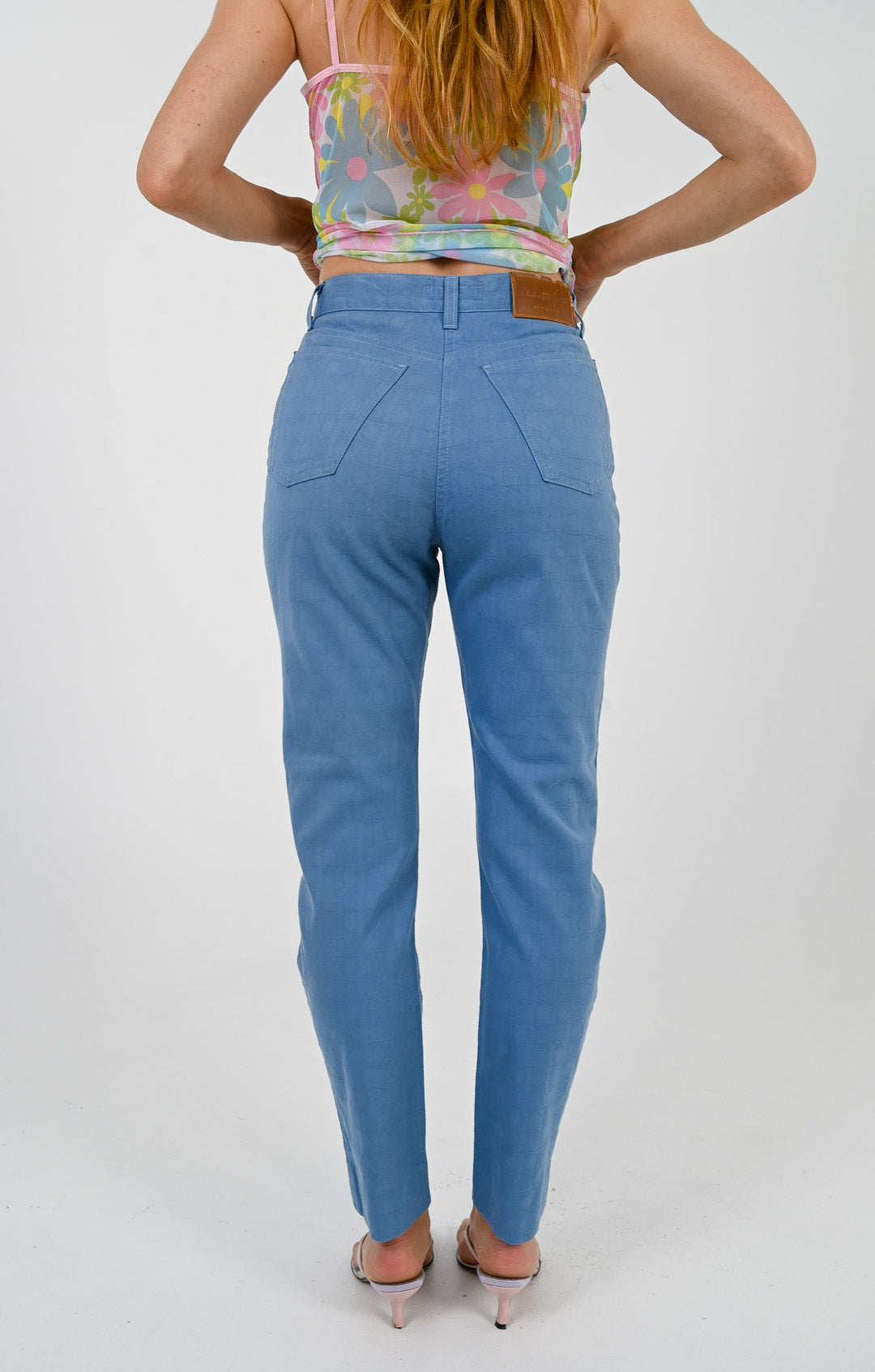 Salvatore Ferragamo Sky Monogram Pants