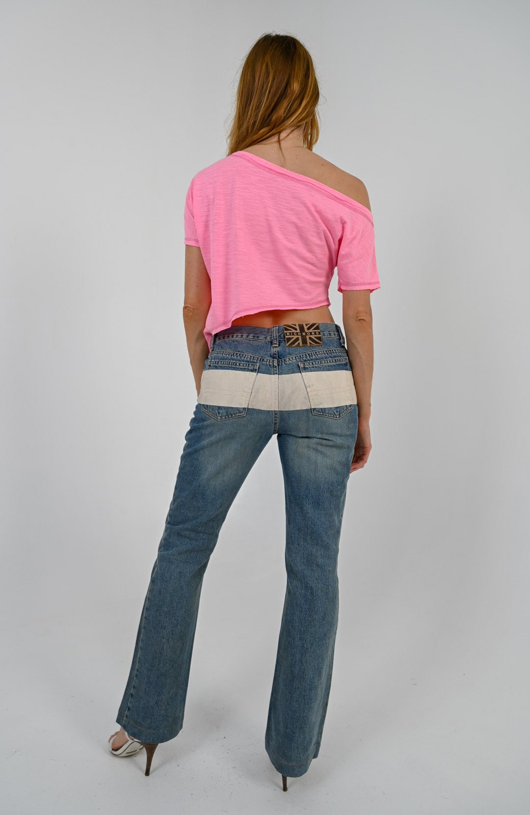 Richmond Trompe L'oeil Ceinture Denim