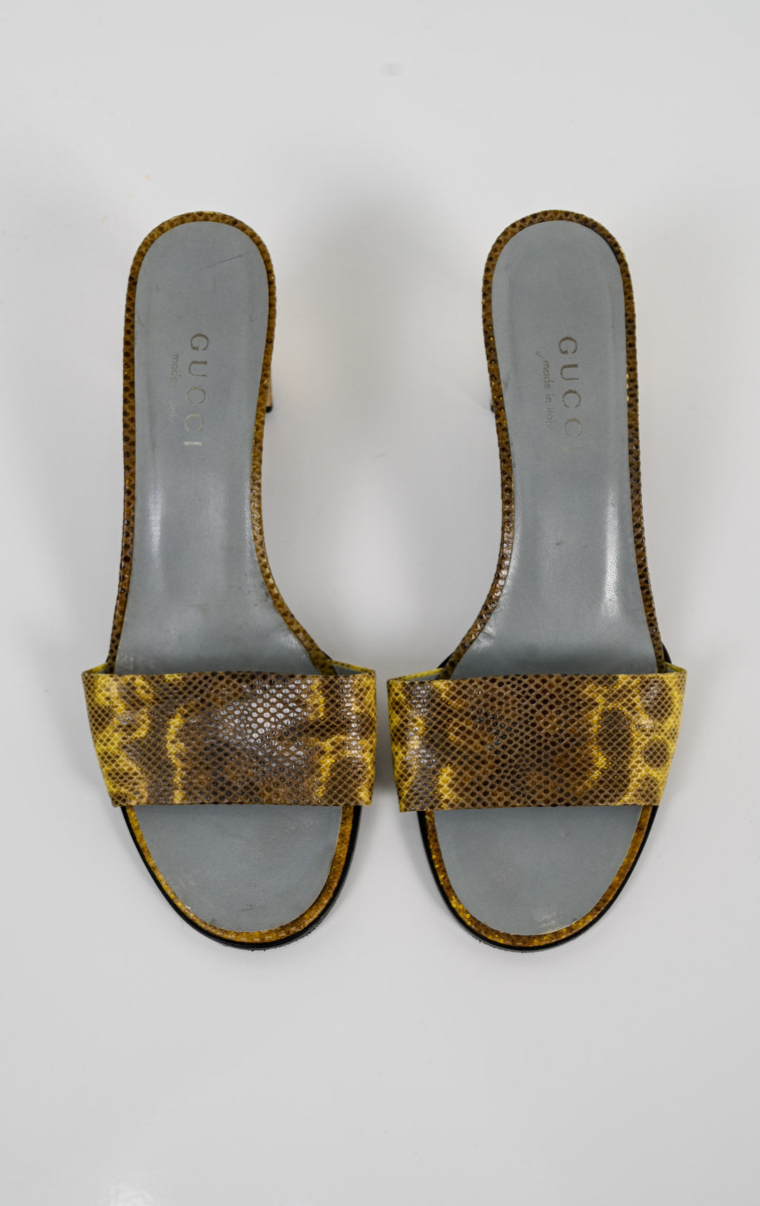 Gucci Snakeskin Sandals (40)