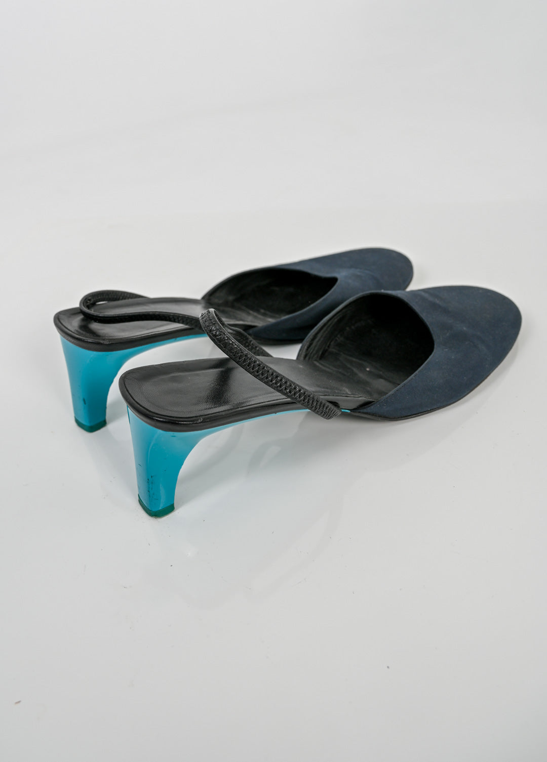 Gucci Turquoise Heel Slingbacks