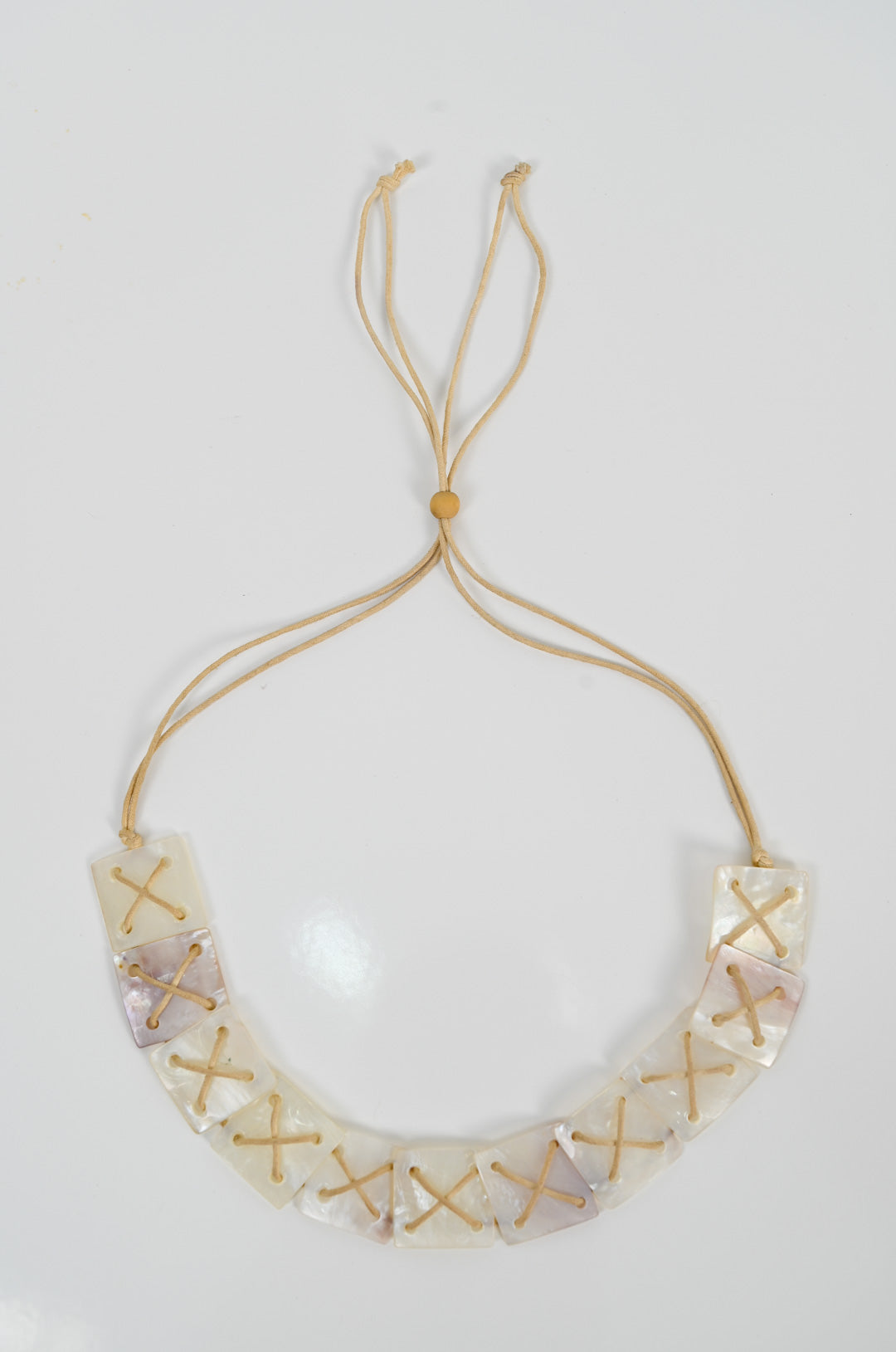 Alabaster Shell Plated Choker
