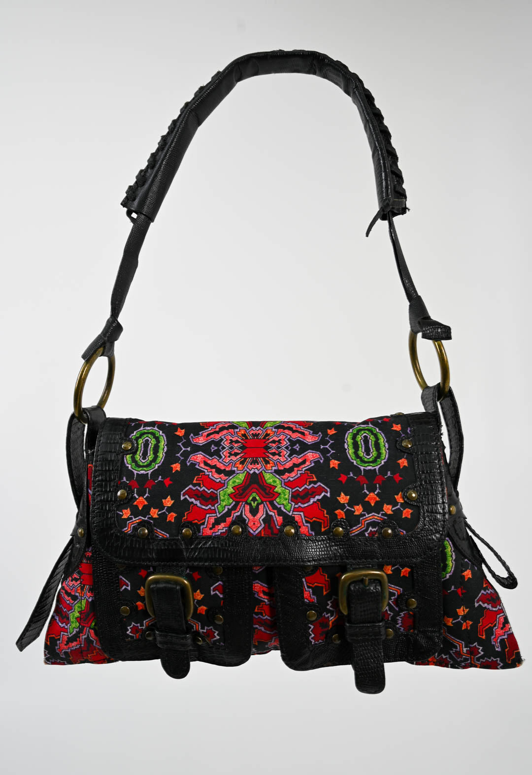 Just Cavalli Trapezoid Purse
