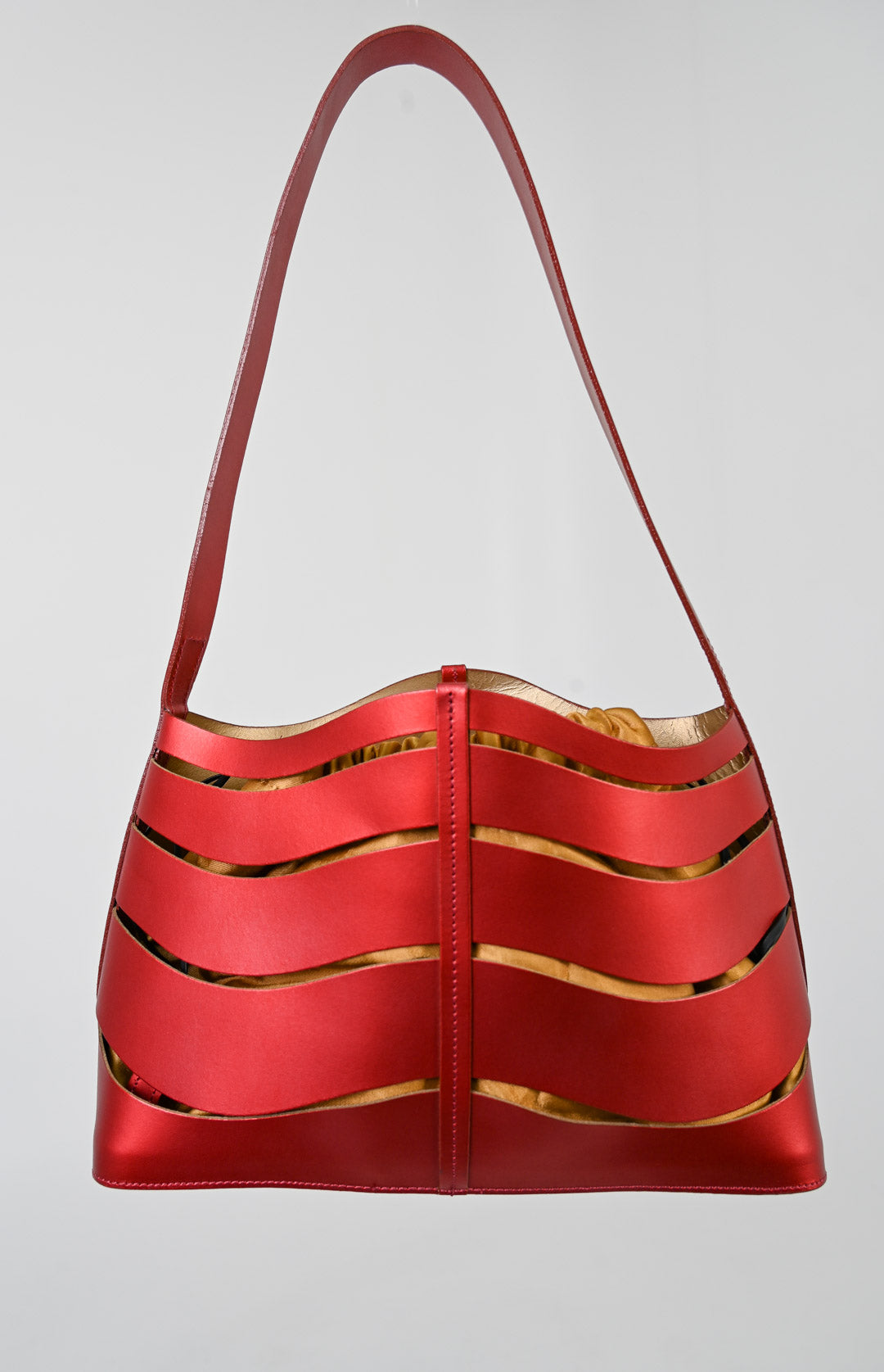 Francesco Biasia Cherry Wave Leather Purse