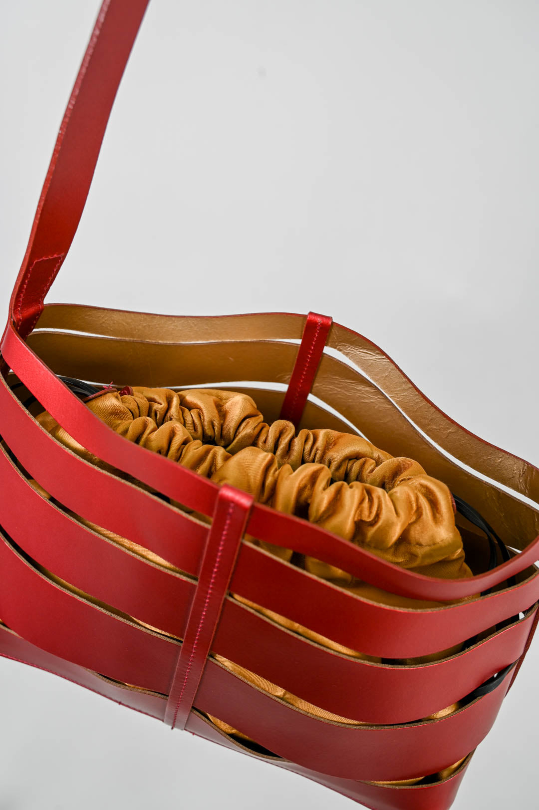 Francesco Biasia Cherry Wave Leather Purse