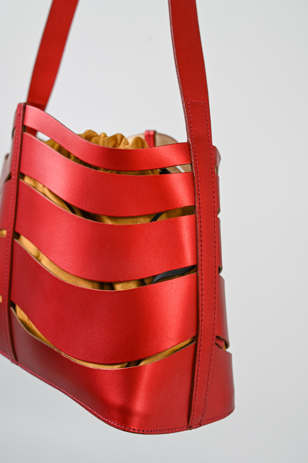 Francesco Biasia Cherry Wave Leather Purse