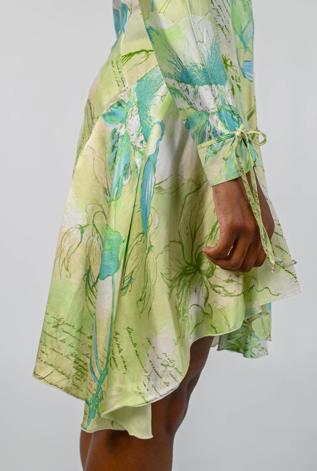 Roberto Cavalli Mint Scripture Dress