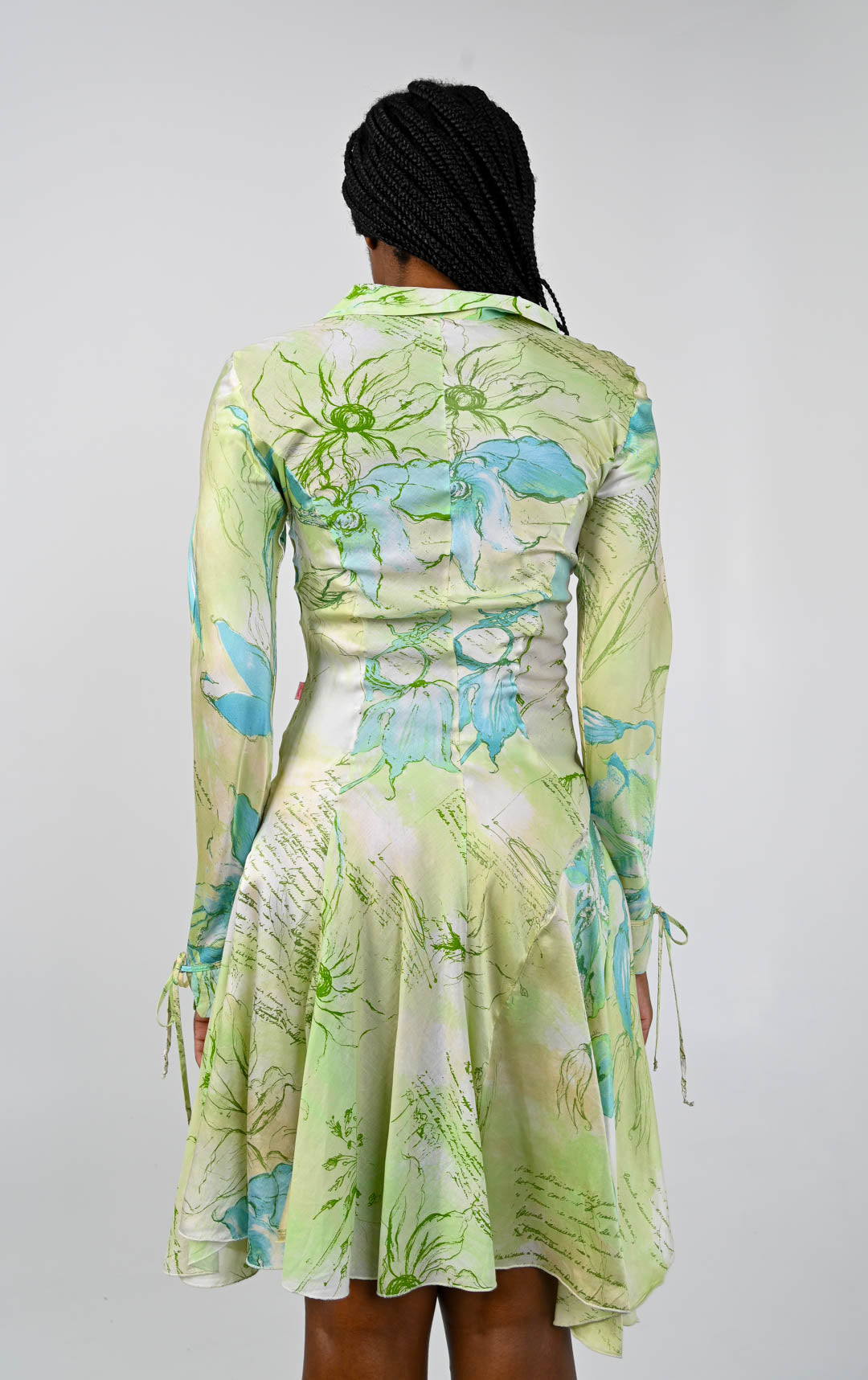 Roberto Cavalli Mint Scripture Dress