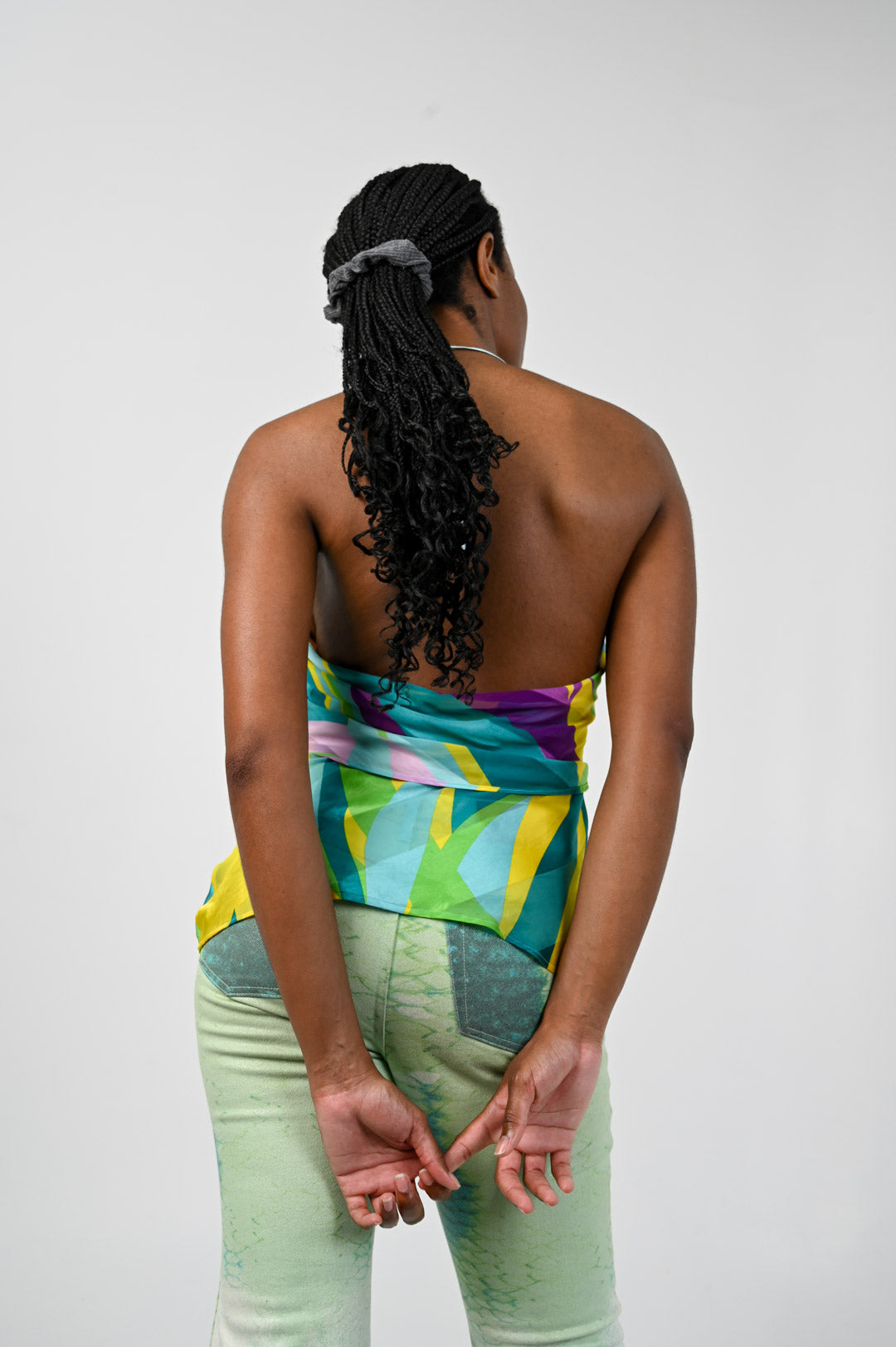 Sportmax Silk Halter Top