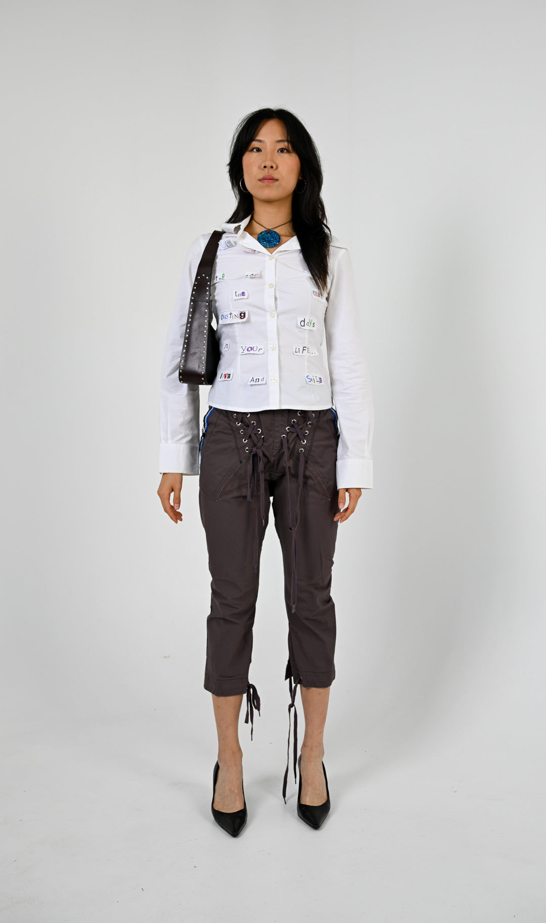 Marithé François Girbaud Laced Capris