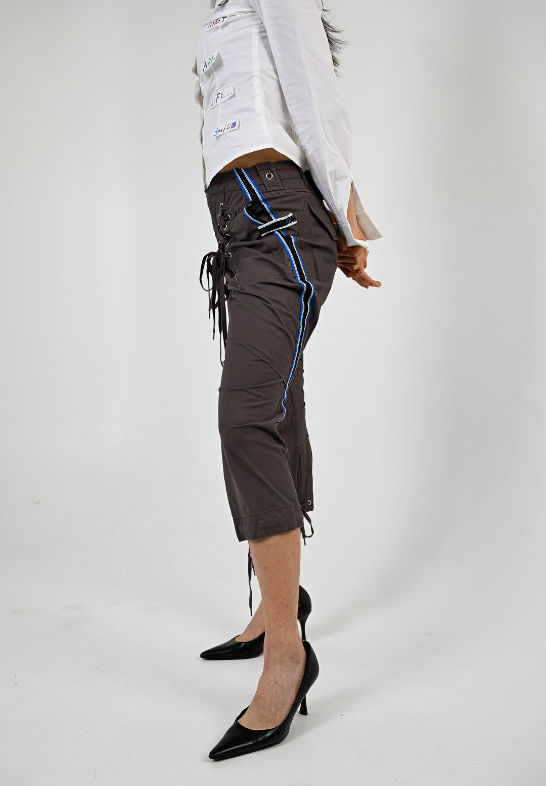 Marithé François Girbaud Laced Capris