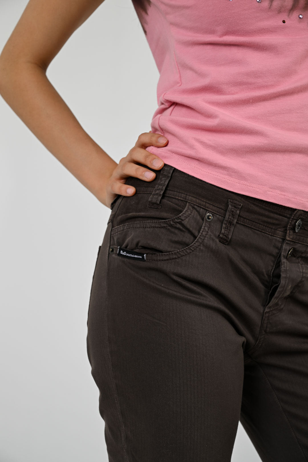Dolce & Gabbana Espresso Capris