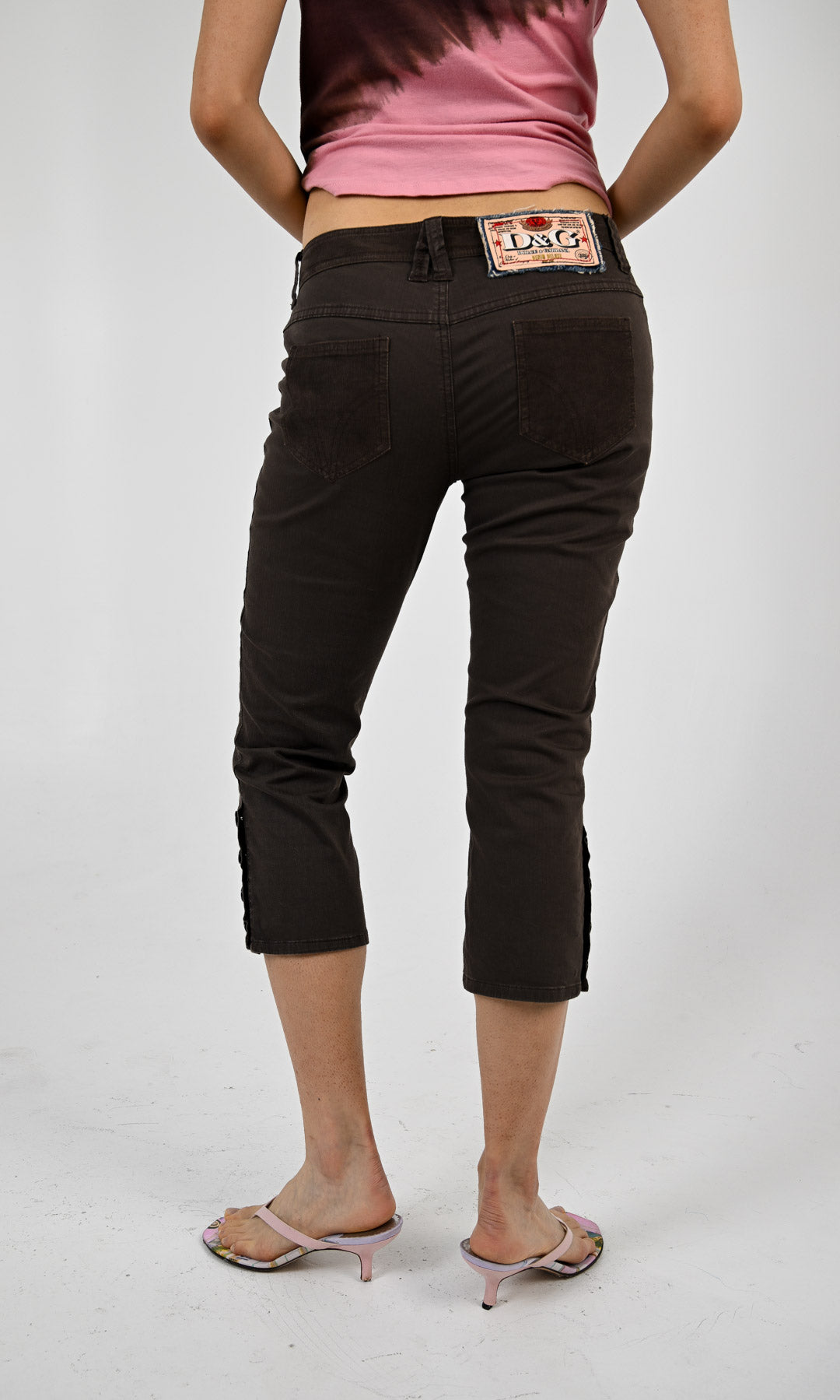 Dolce & Gabbana Espresso Capris