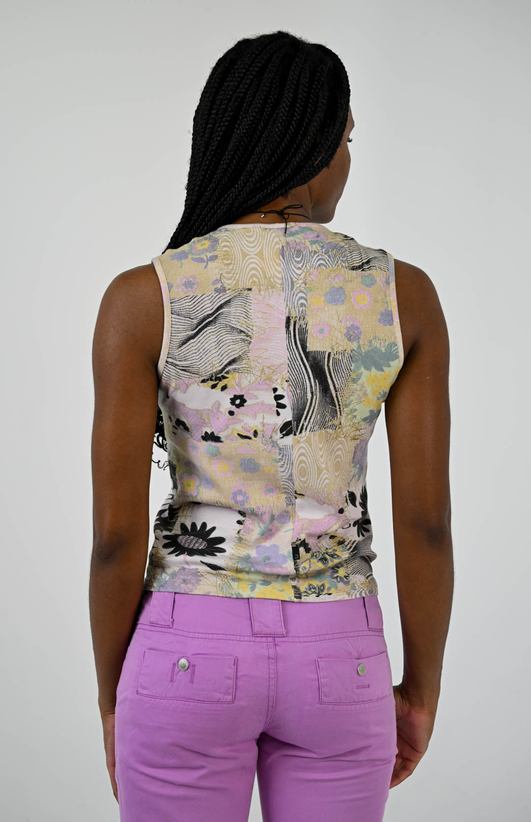 Just Cavalli Floral Patchwork Top