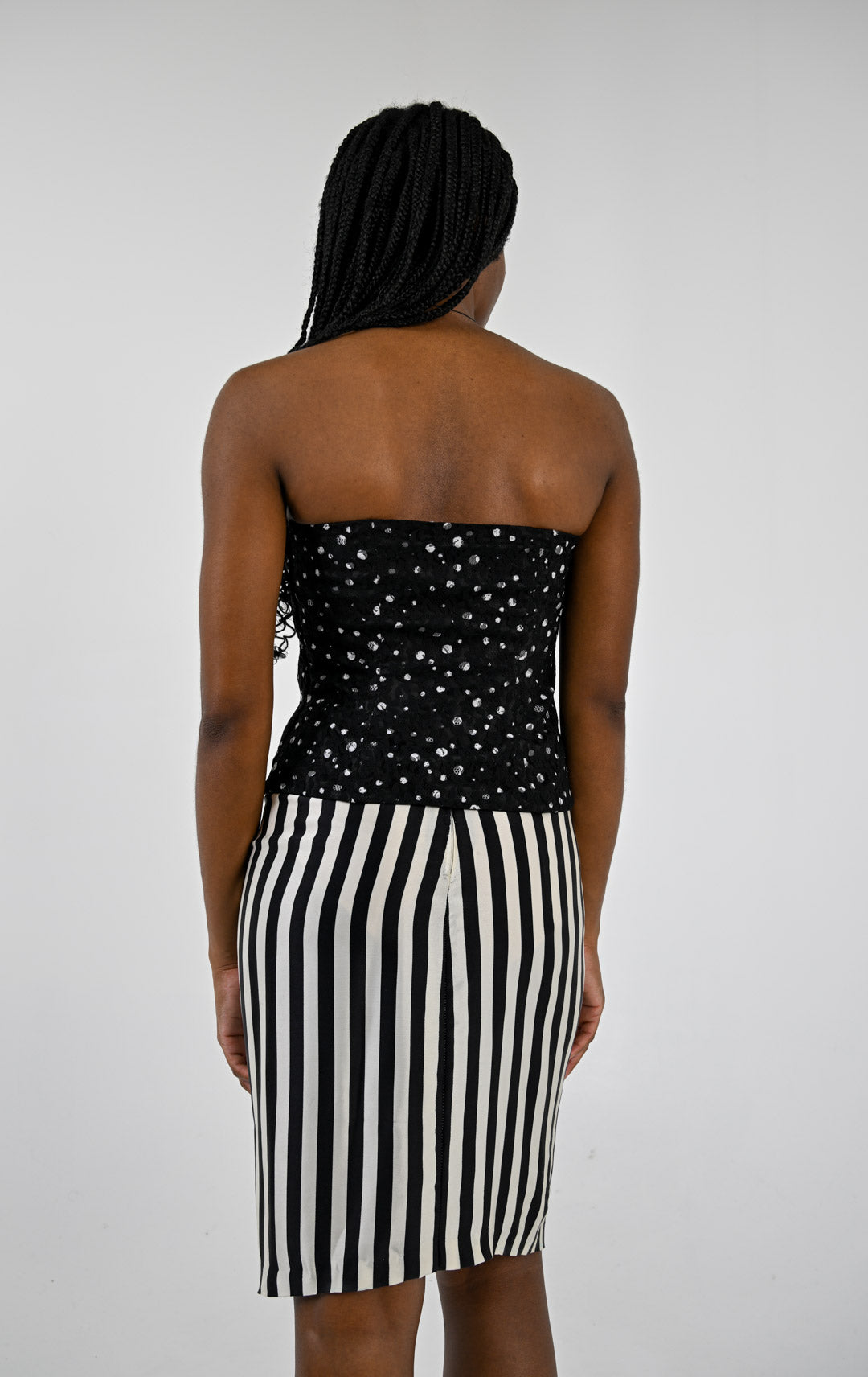 Emporio Armani Lacy Dot Bustier