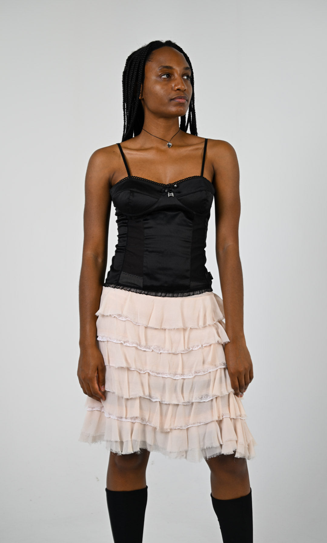 Celyn B. Silk Ballet Ruffle Skirt