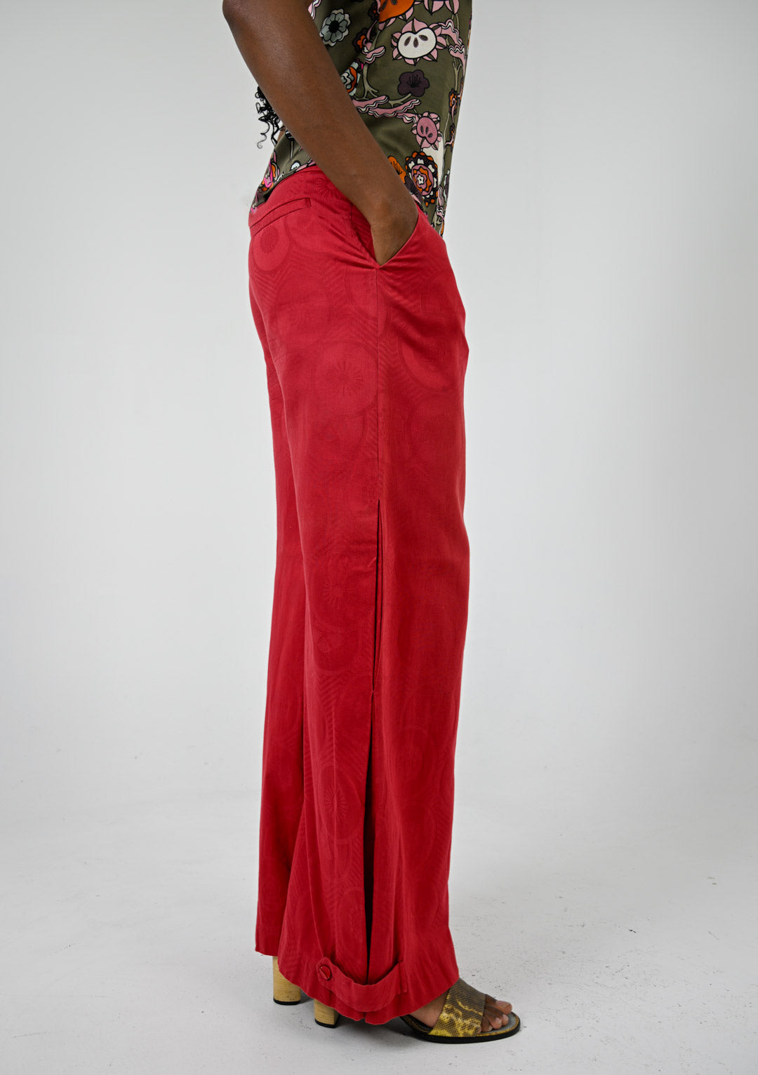 Kenzo Jungle Carmine Motif Pants