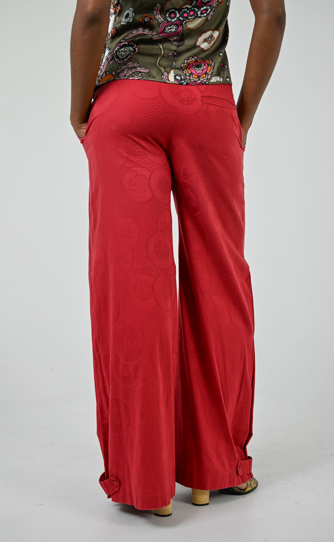 Kenzo Jungle Carmine Motif Pants
