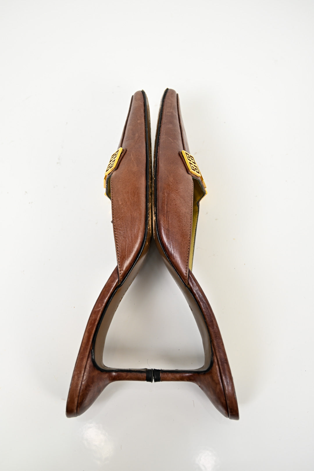 Givenchy Espresso Leather Mules (37.5)