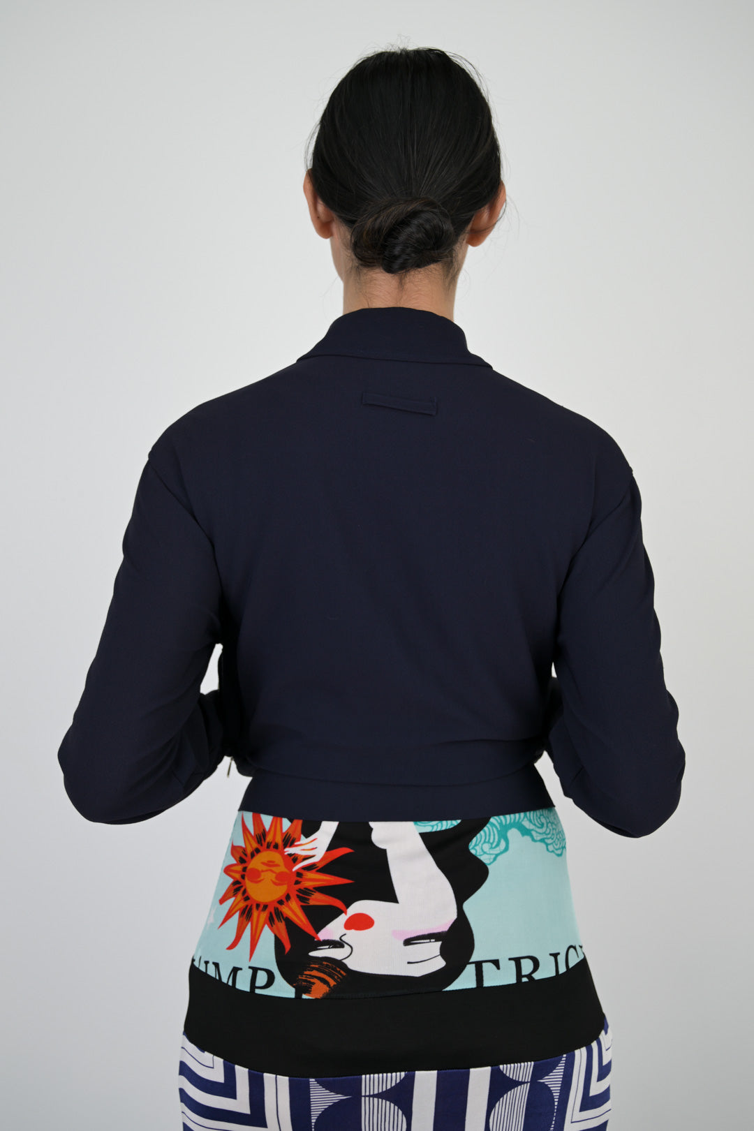 Jean Paul Gaultier Navy Zip Jacket